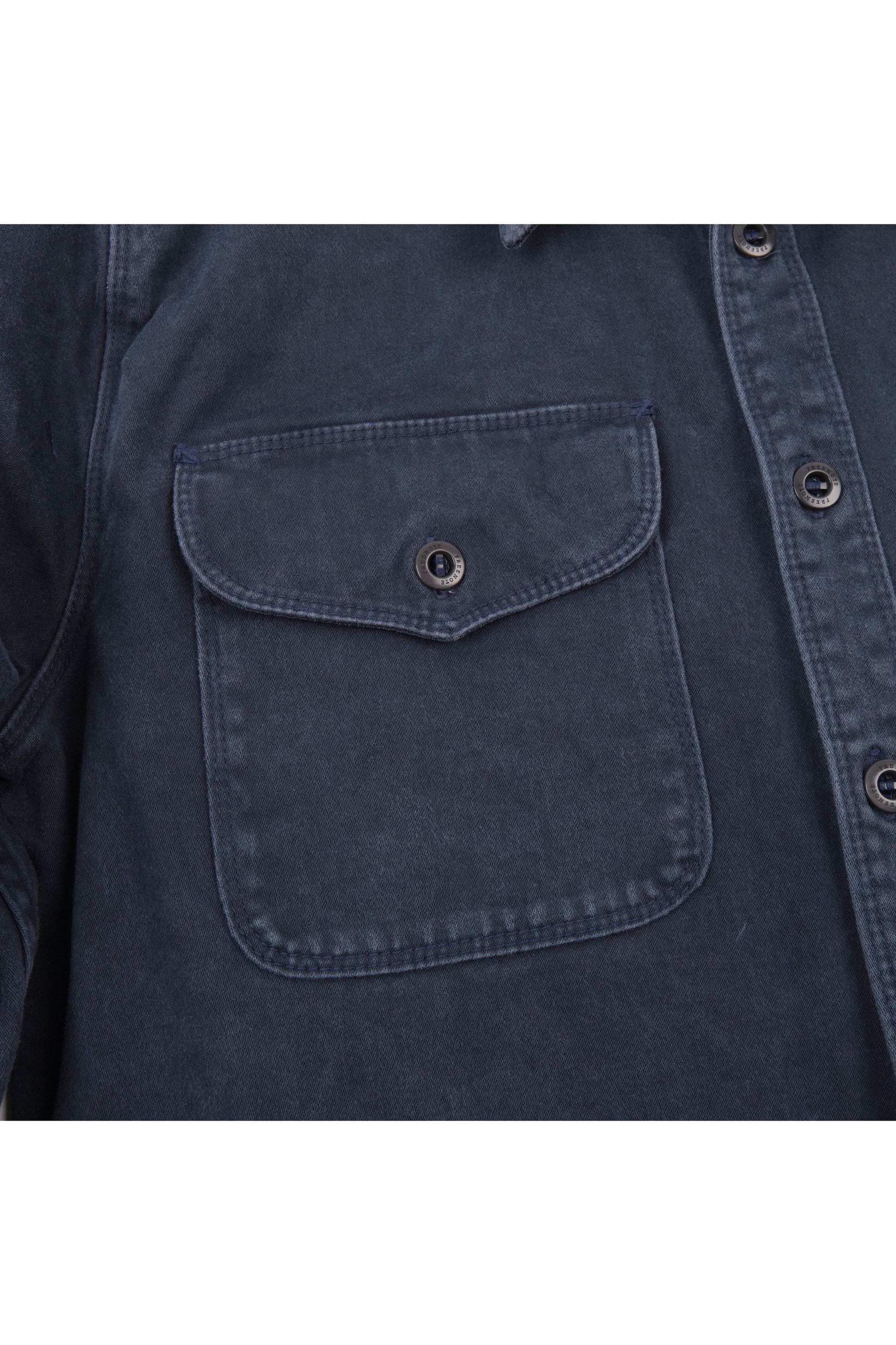 Utility Twill Shirt - Navy - DUNE + SALT