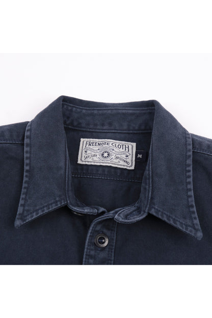 Utility Twill Shirt - Navy - DUNE + SALT