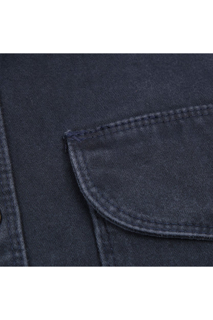 Utility Twill Shirt - Navy - DUNE + SALT