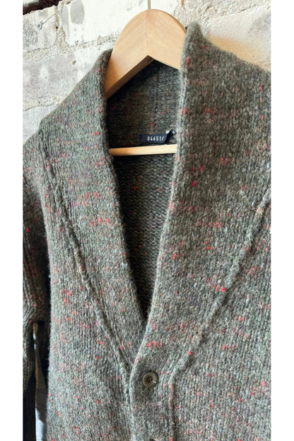 Chunky Cardigan - Olive - DUNE + SALT