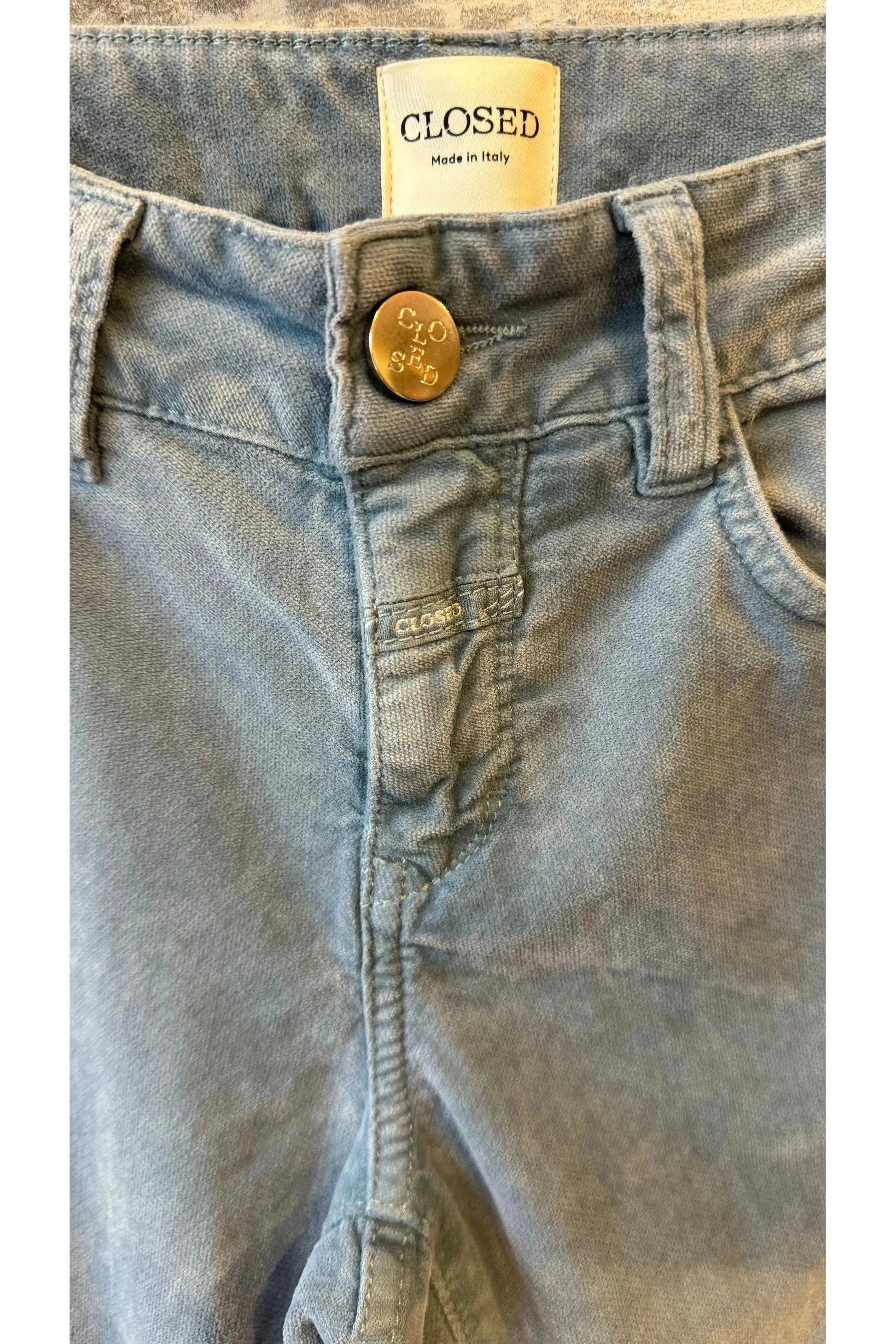 Baker Velvet Pants (Long) - Blue Water - DUNE + SALT