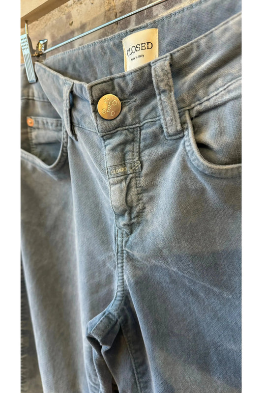 Baker Velvet Pants (Long) - Blue Water - DUNE + SALT