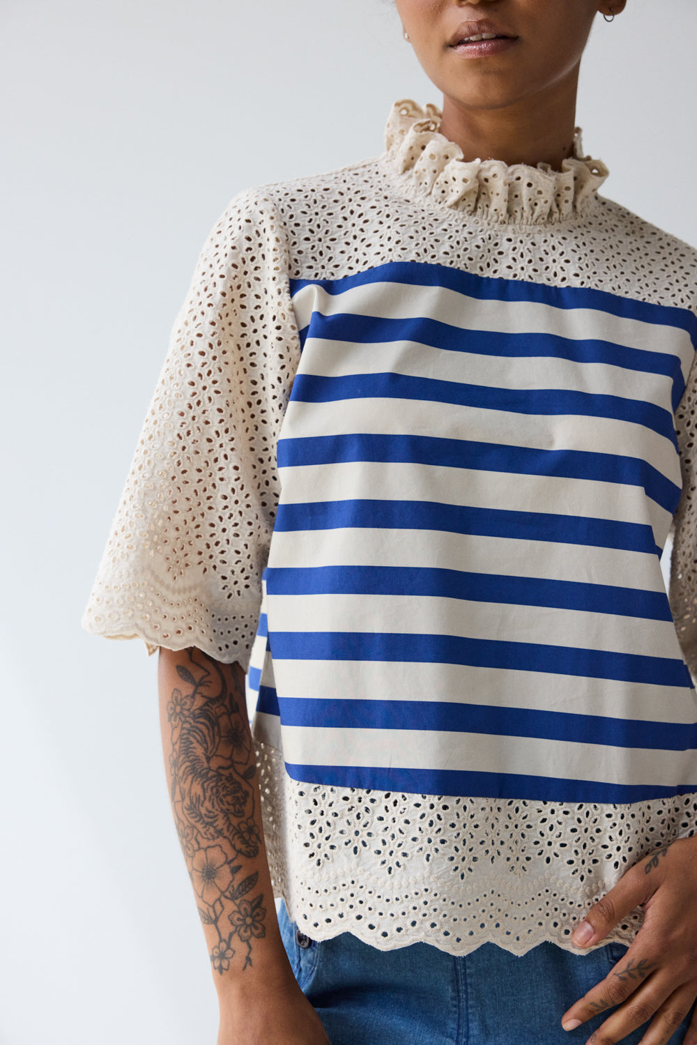Breton Stripe Blouse - Stripes