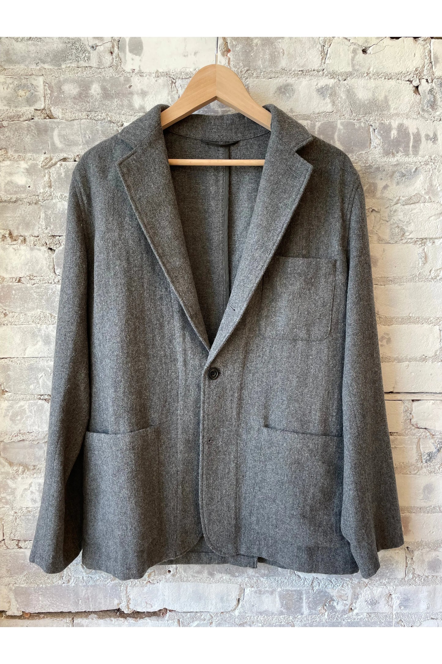 Jonny Wool Jacket - Heather Grey - DUNE + SALT