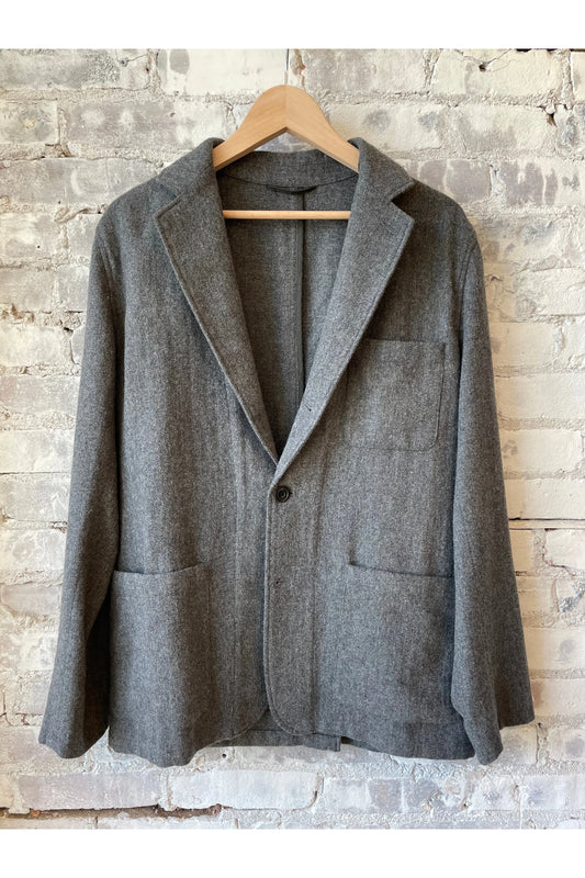 Jonny Wool Jacket - Heather Grey - DUNE + SALT