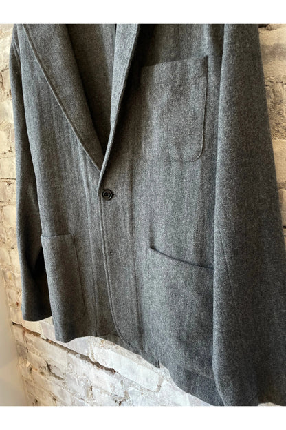 Jonny Wool Jacket - Heather Grey - DUNE + SALT