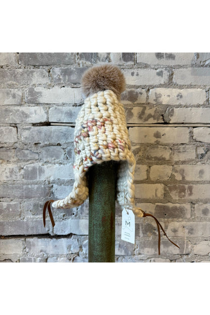 Twombly Fro Tri + Blush XL Pom - DUNE + SALT