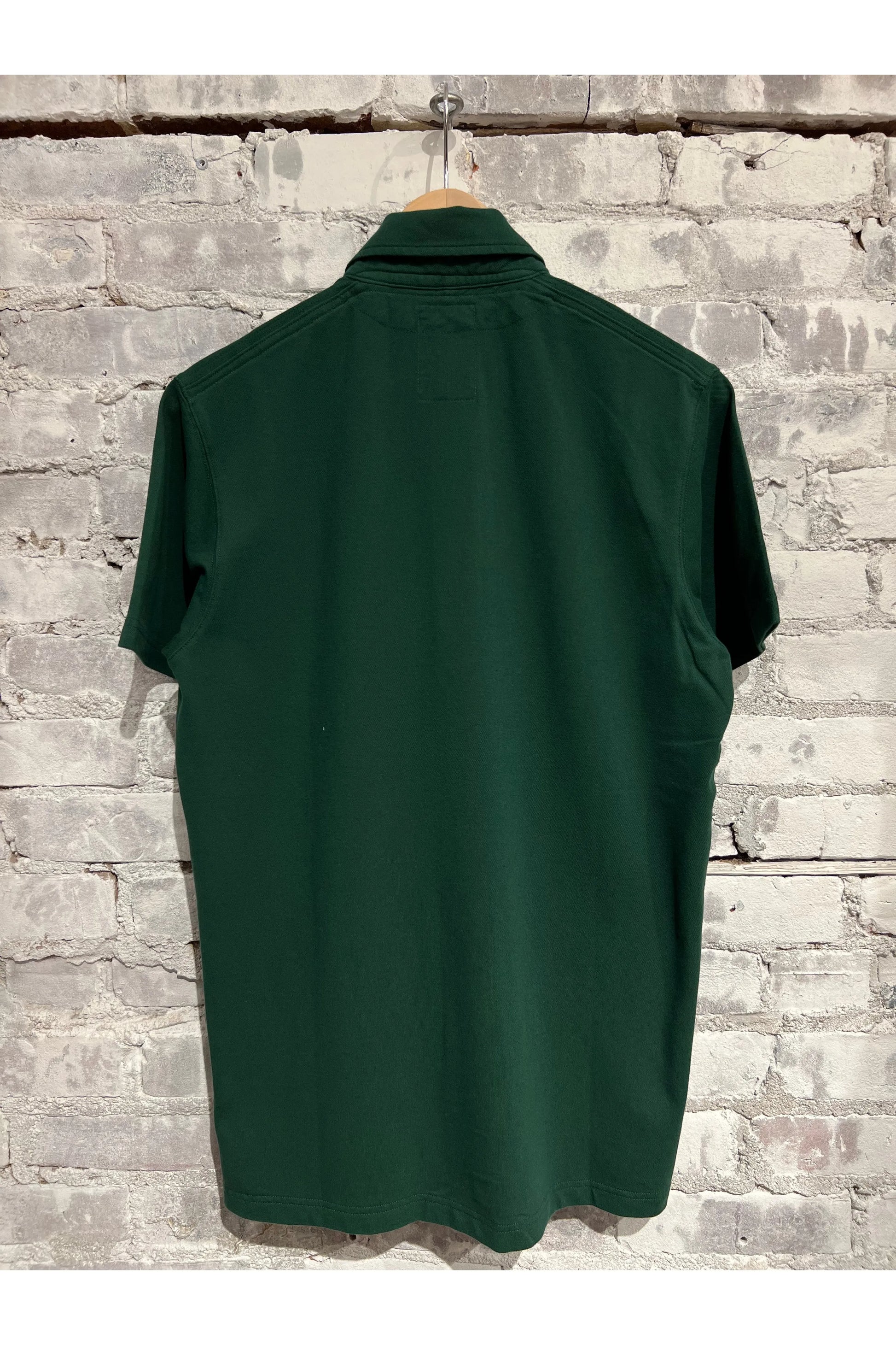 Pique Slot Polo - Forest Green - DUNE + SALT