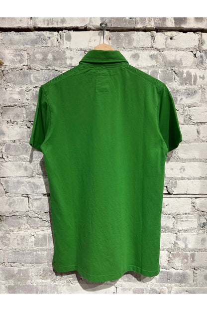 Pique Slot Polo - Lawn Green - DUNE + SALT