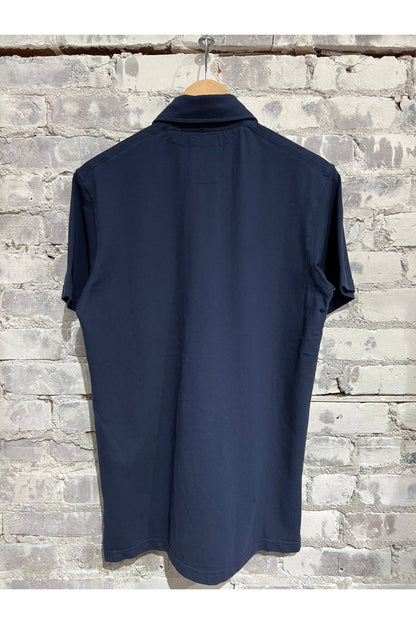 Pique Slot Polo - Navy - DUNE + SALT