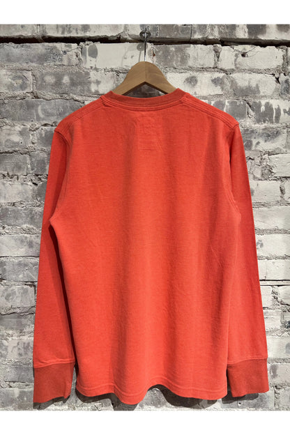 Pique L/S Pocket Crew - Sunset - DUNE + SALT