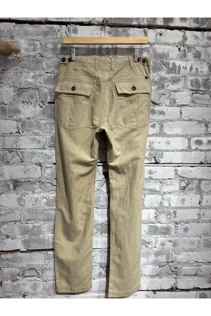 Cotton/Linen Supply Pant - Light Khaki - DUNE + SALT