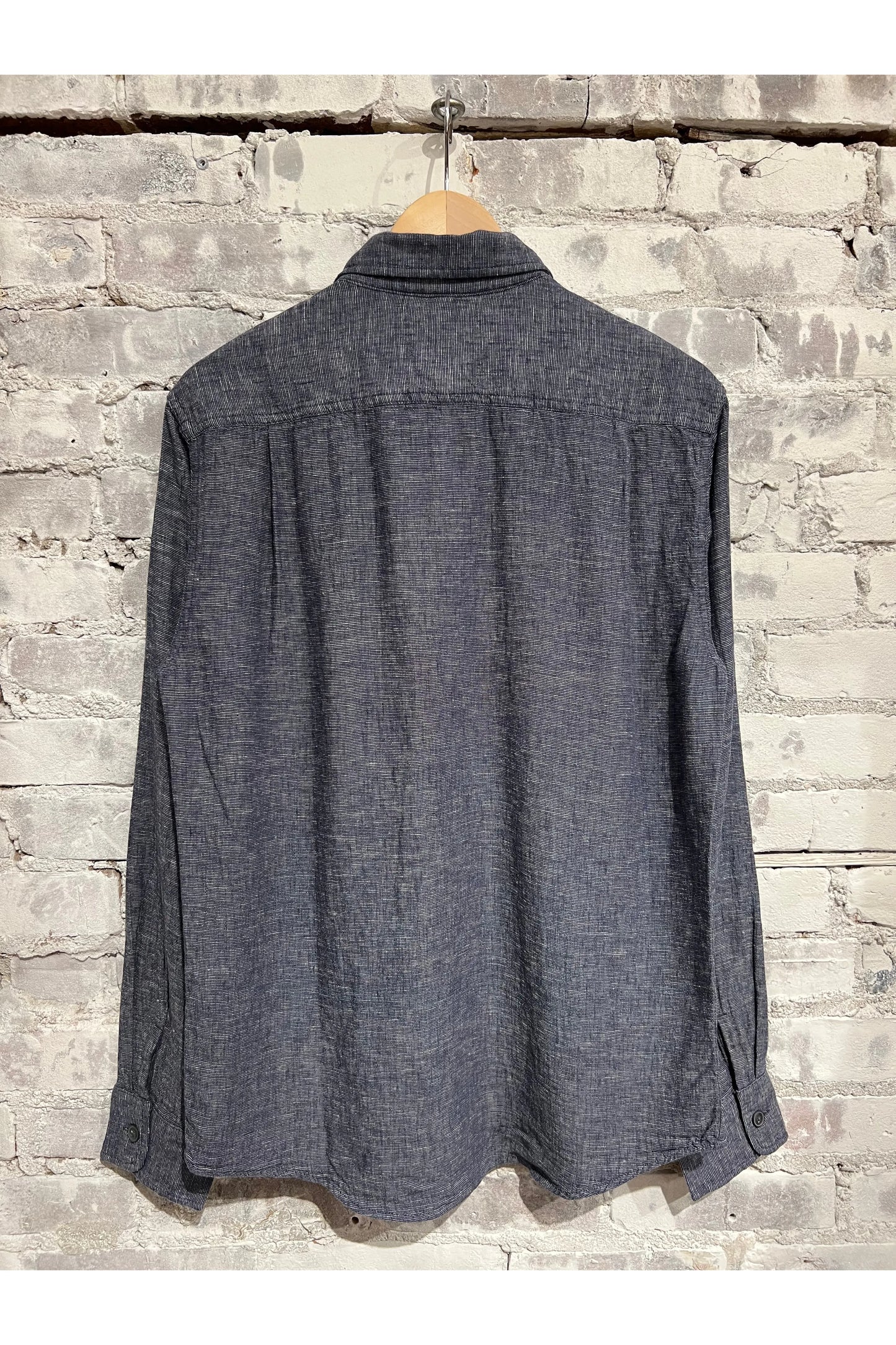 Linen Workshirt - Navy - DUNE + SALT