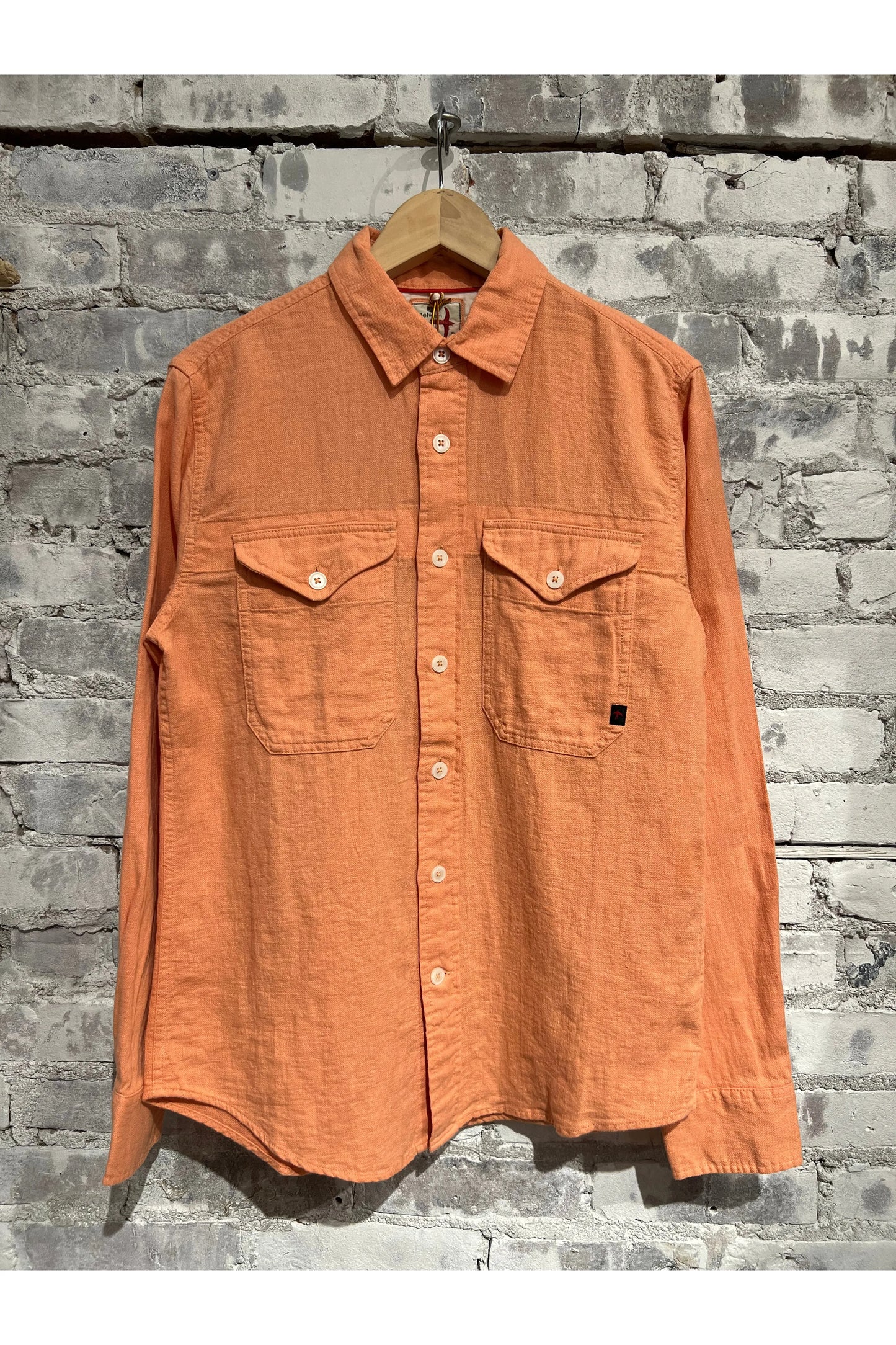 Linen Workshirt - Coral Fade - DUNE + SALT
