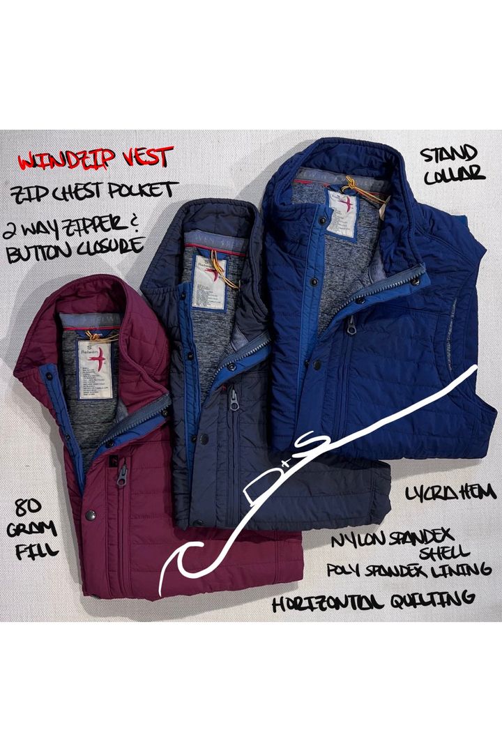 Windzip Vest - Burgundy - DUNE + SALT