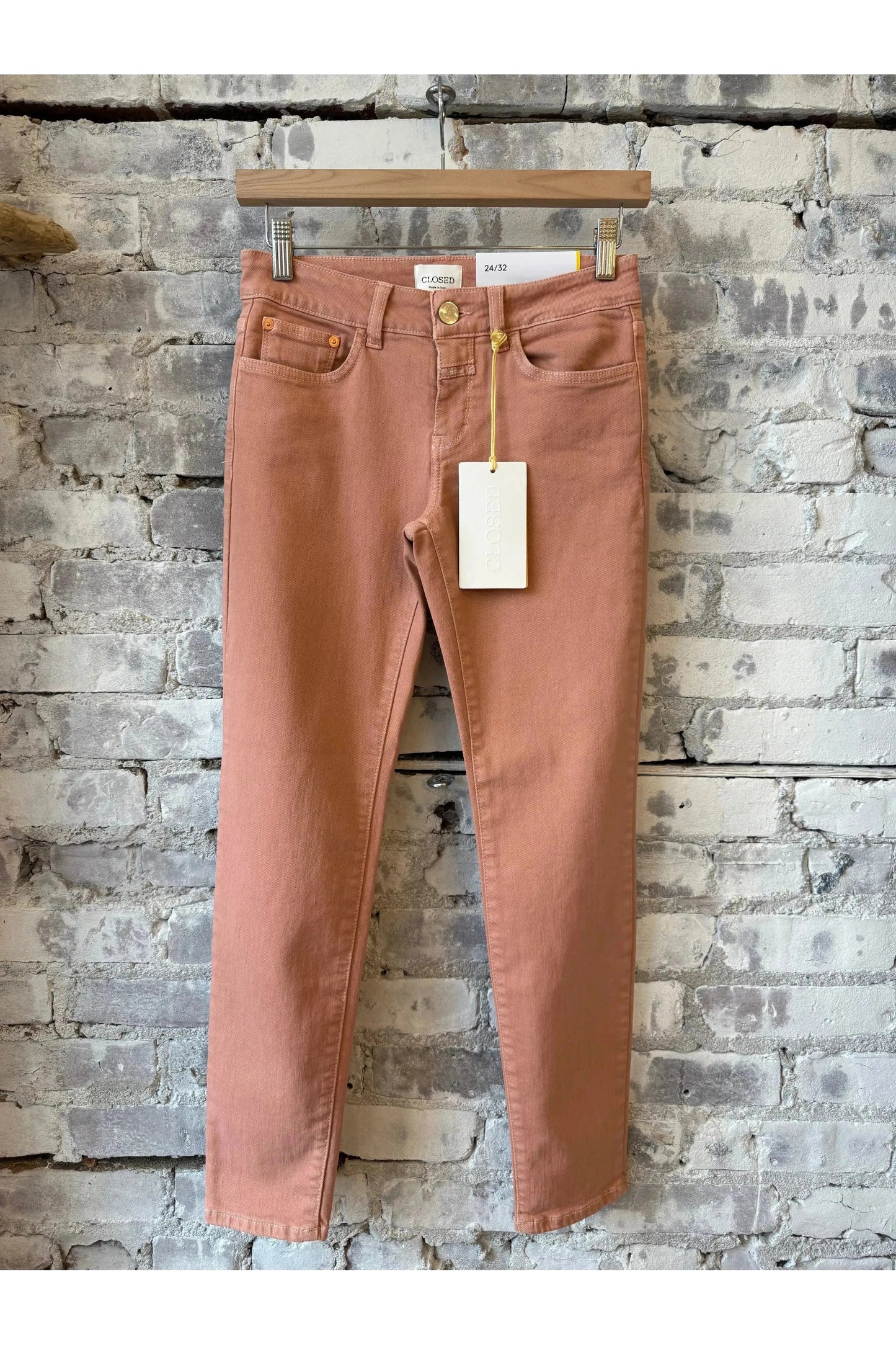 Baker Power Stretch Jeans - Terracotta Rose - DUNE + SALT