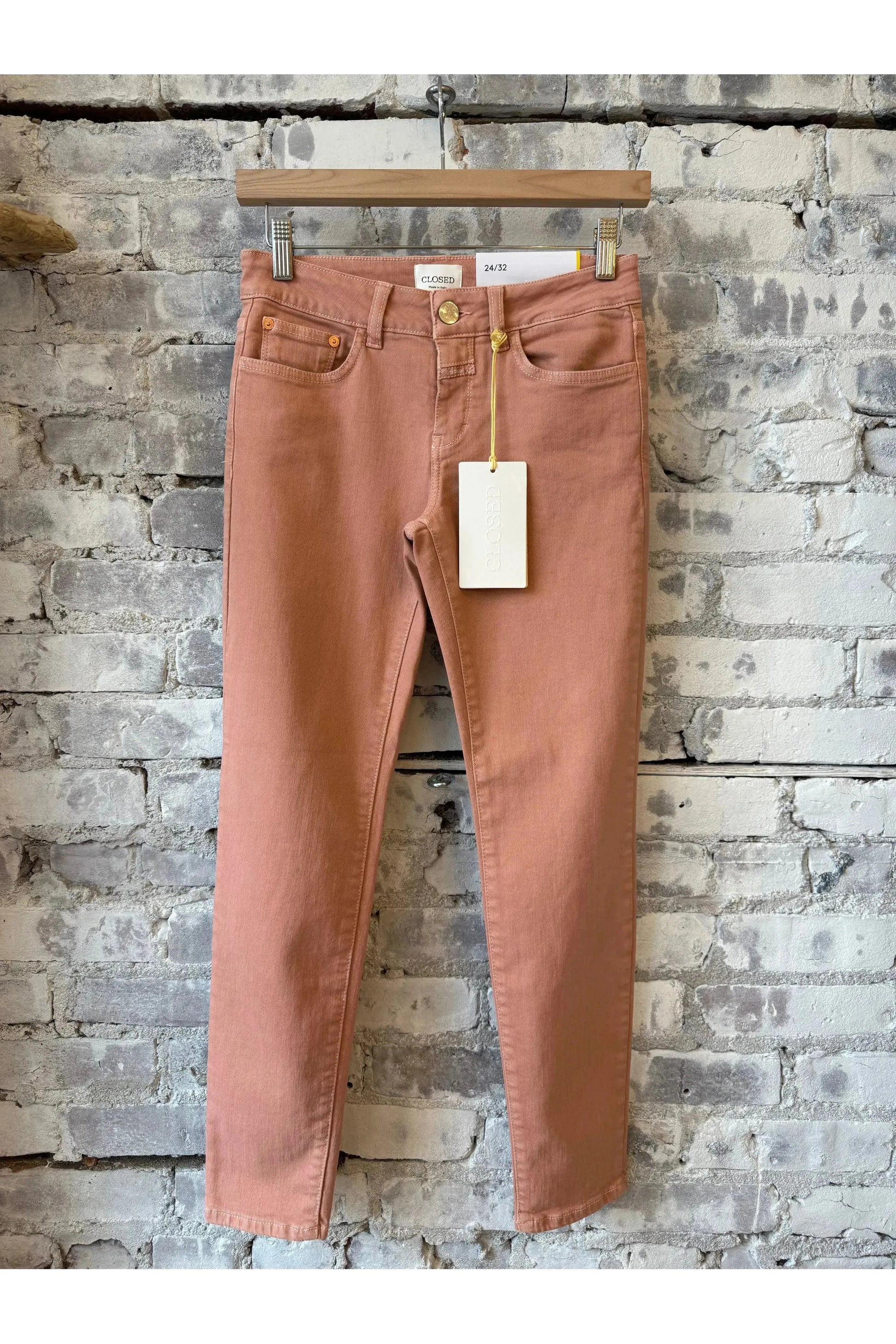 Baker Power Stretch Jeans - Terracotta Rose - DUNE + SALT
