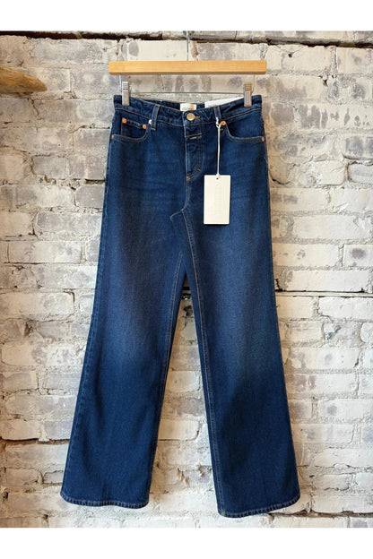 Gillan Comfort Stretch Wide Jean - Dark Blue - DUNE + SALT
