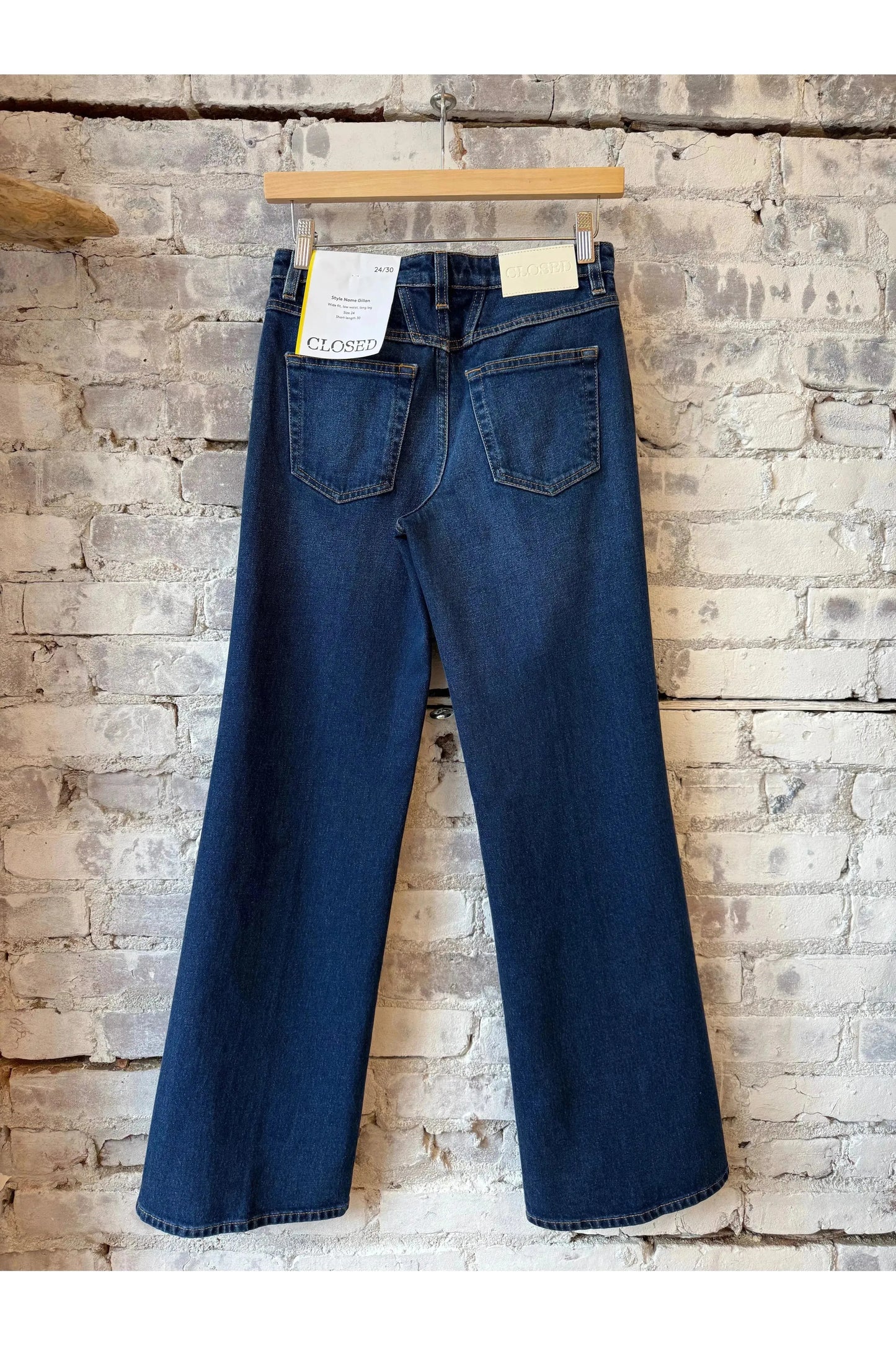 Gillan Comfort Stretch Wide Jean - Dark Blue - DUNE + SALT