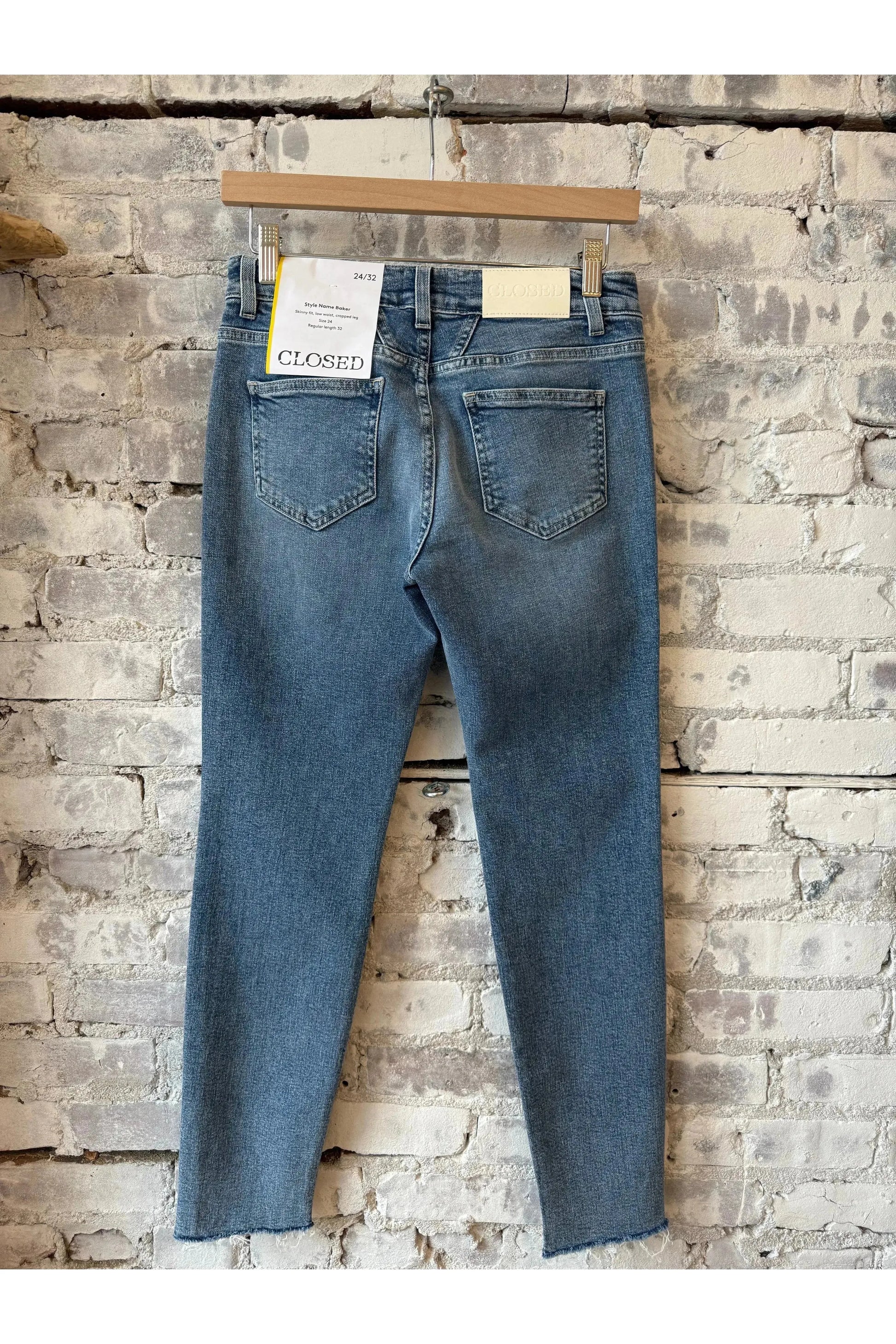Baker Super Stretch Skinny Jean - Mid Blue - DUNE + SALT