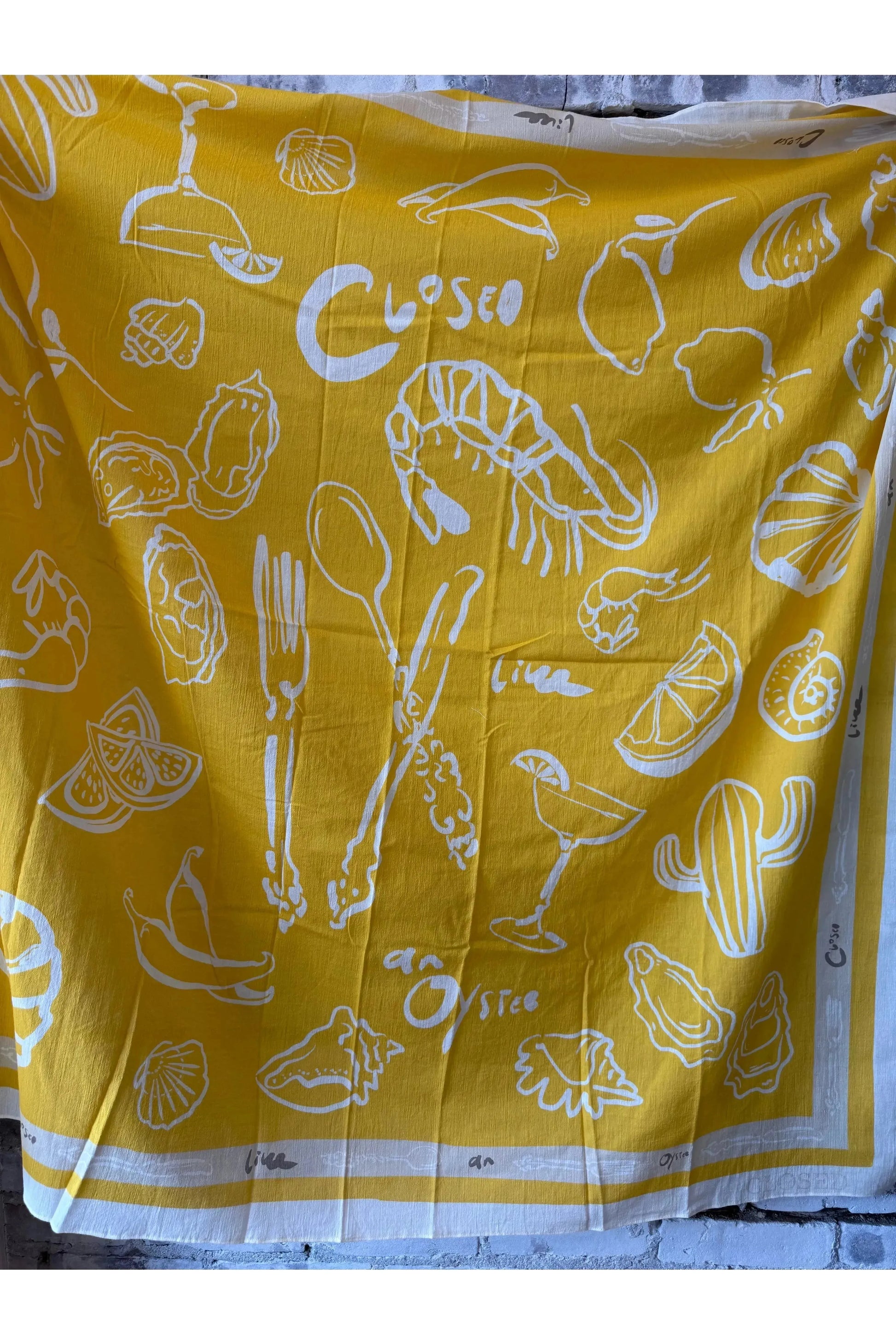 Cotton Scarf - Mango Yellow - DUNE + SALT