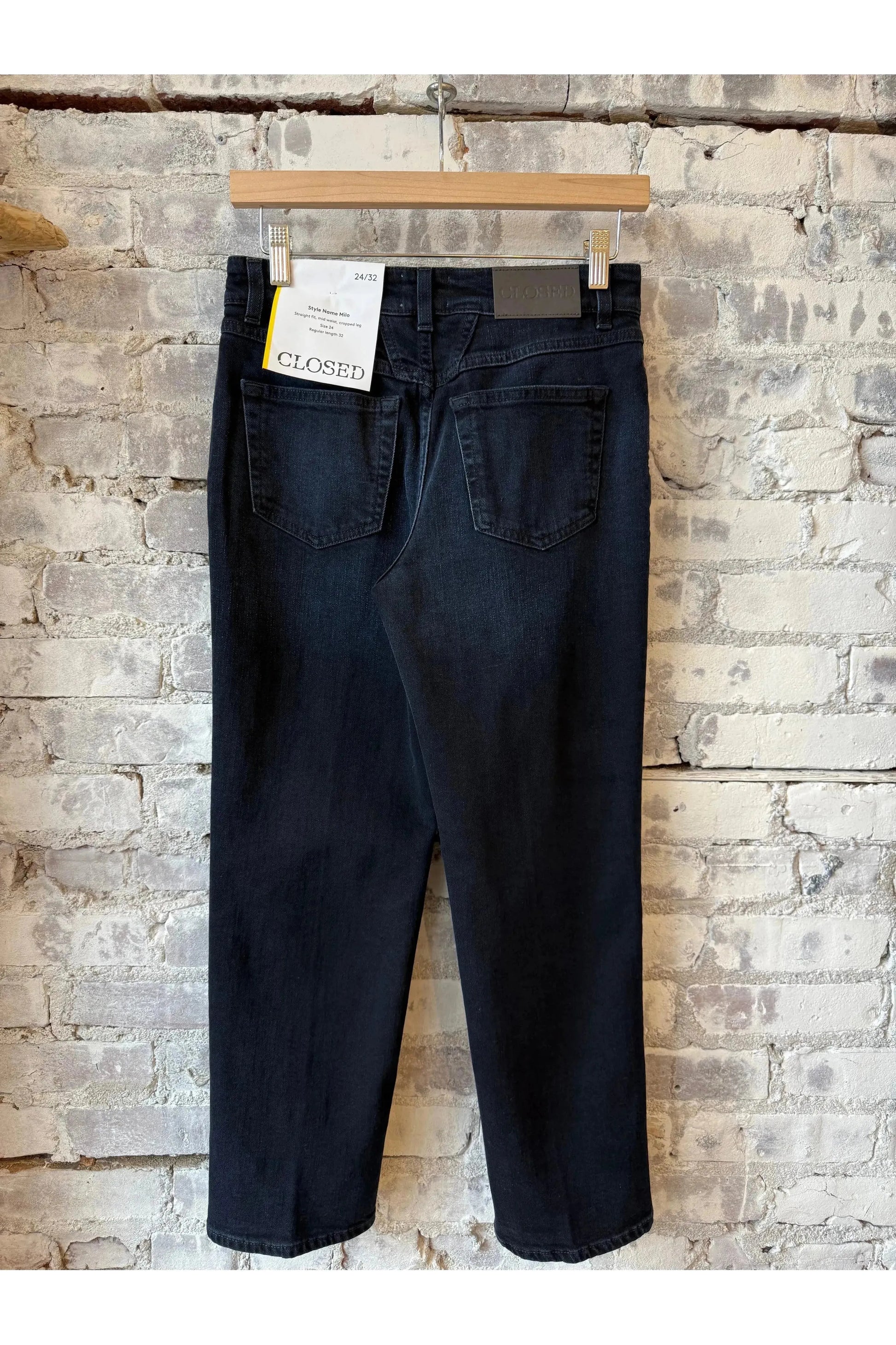 Milo Comfort Stretch Straight Jean - Blue/Black - DUNE + SALT