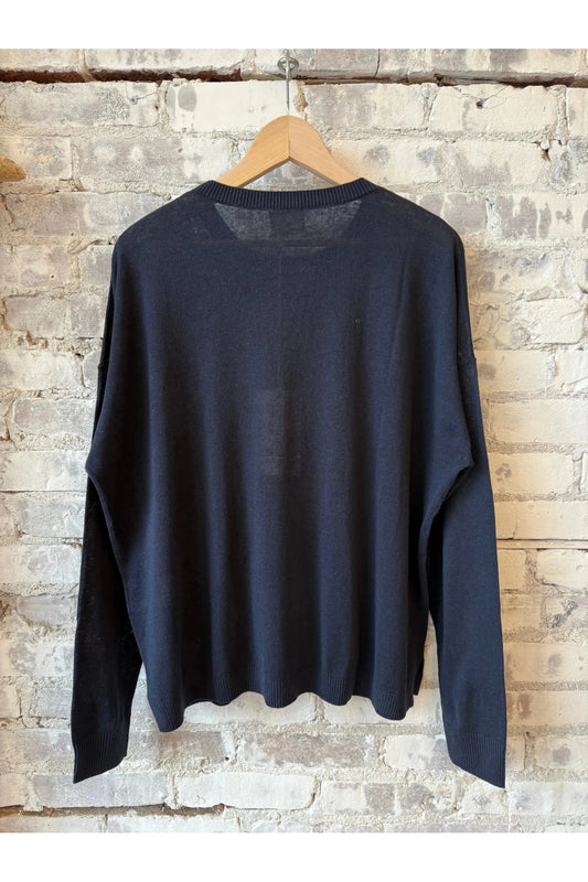 Knitted Longsleeve - Dark Night - DUNE + SALT
