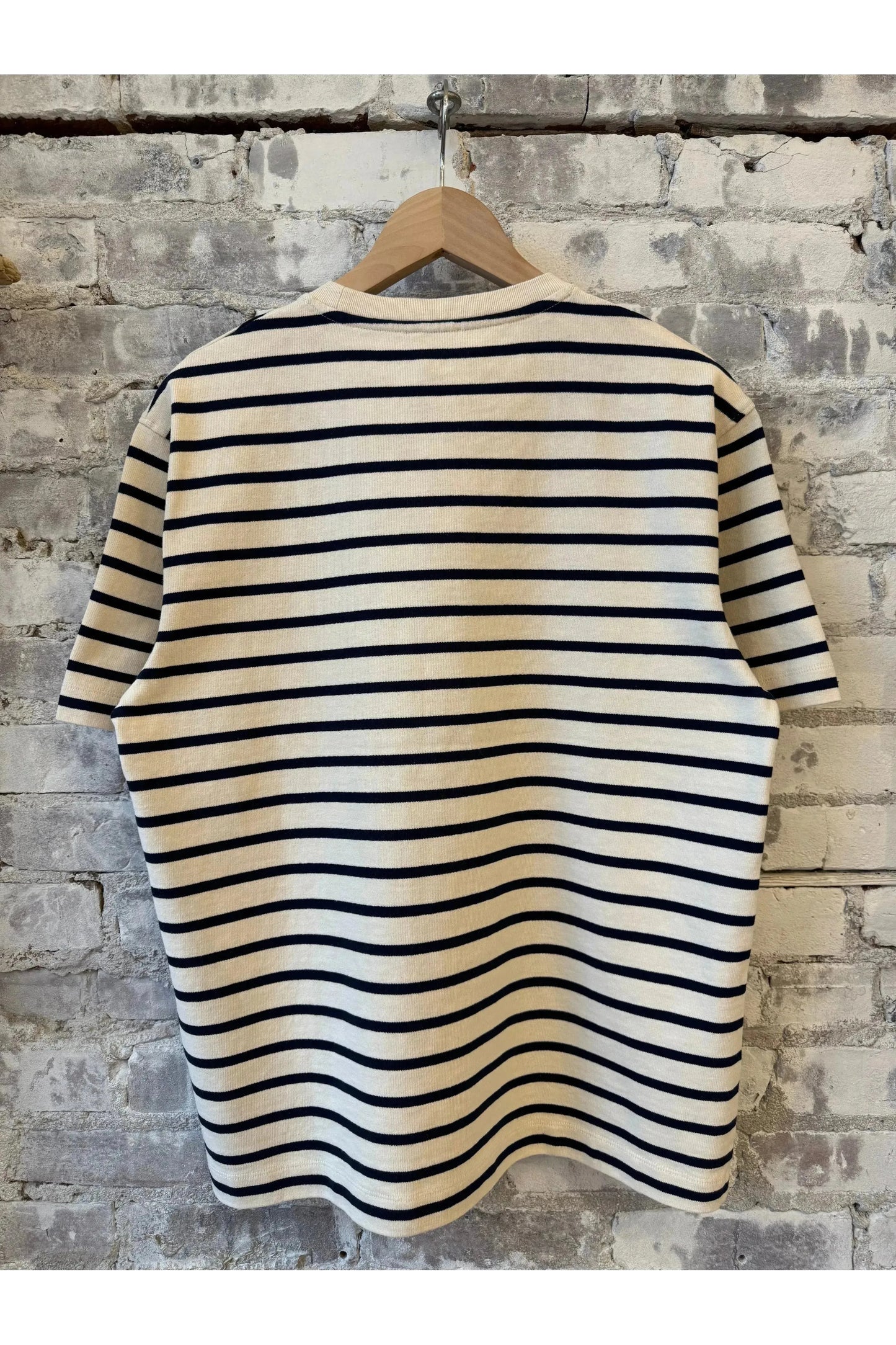 Cotton Striped T-Shirt - Ivory - DUNE + SALT