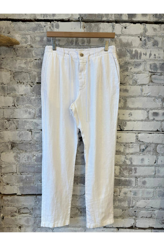 Vigo Tapered Regular Pant - White - DUNE + SALT
