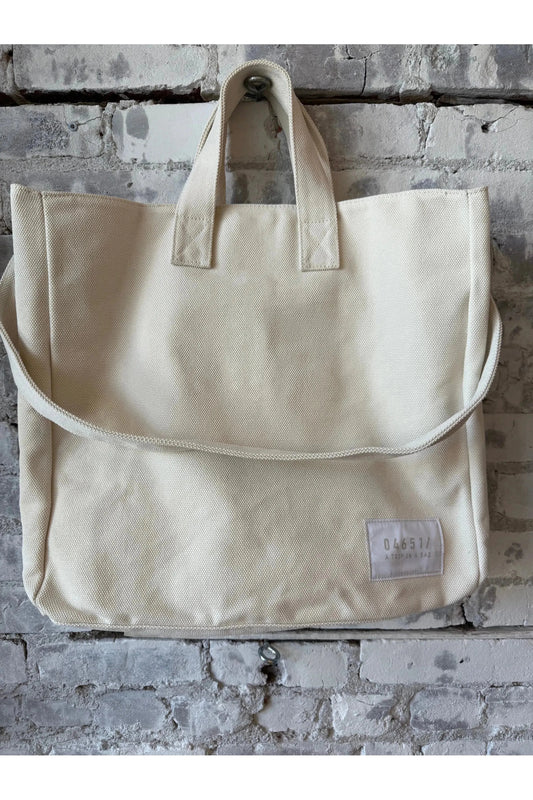 Canvas Tote - Beige - DUNE + SALT