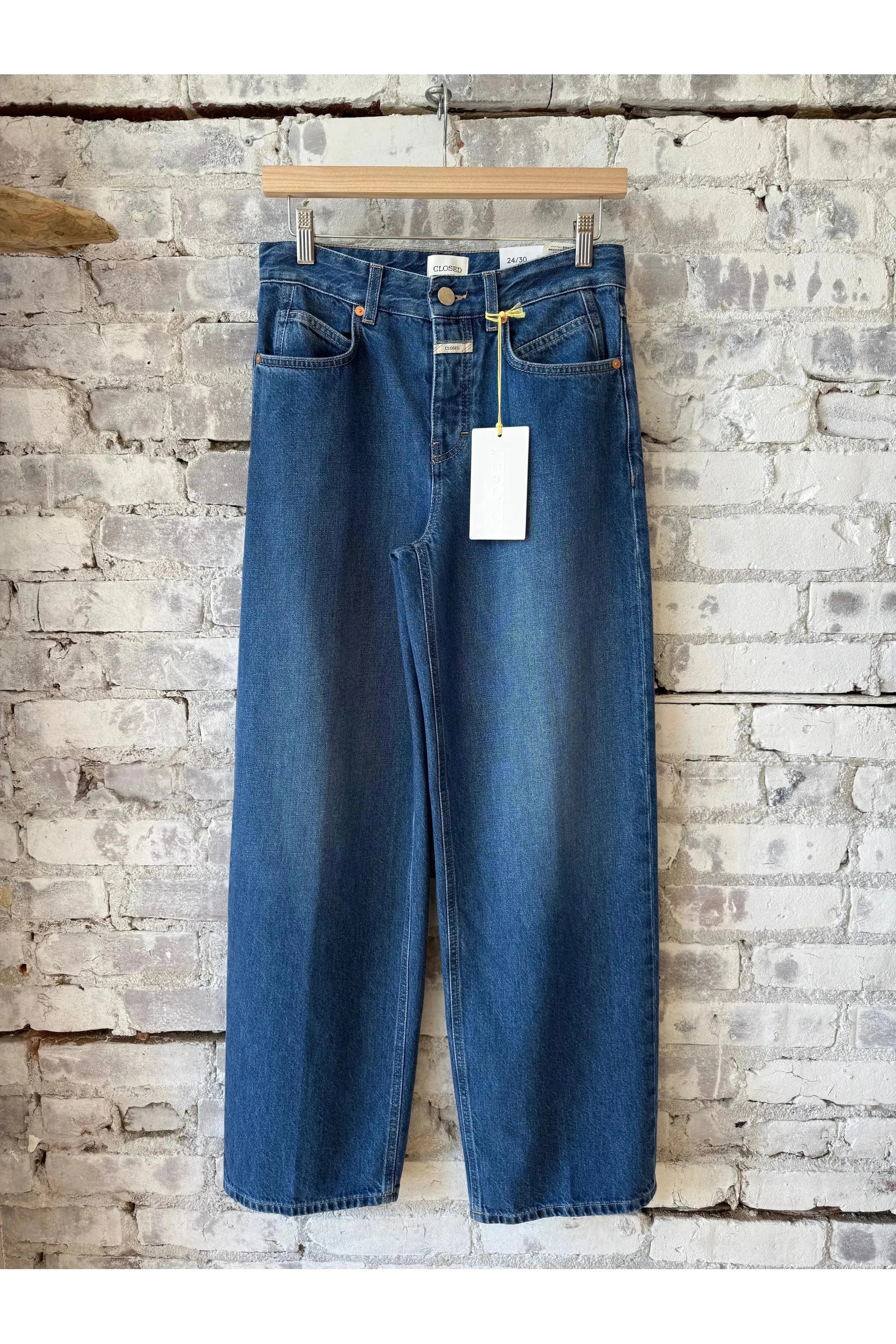 Nikka Wide Jeans - Mid Blue - DUNE + SALT