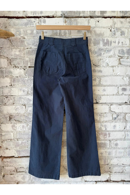 Aria Flared Chino Pant - Dark Night - DUNE + SALT