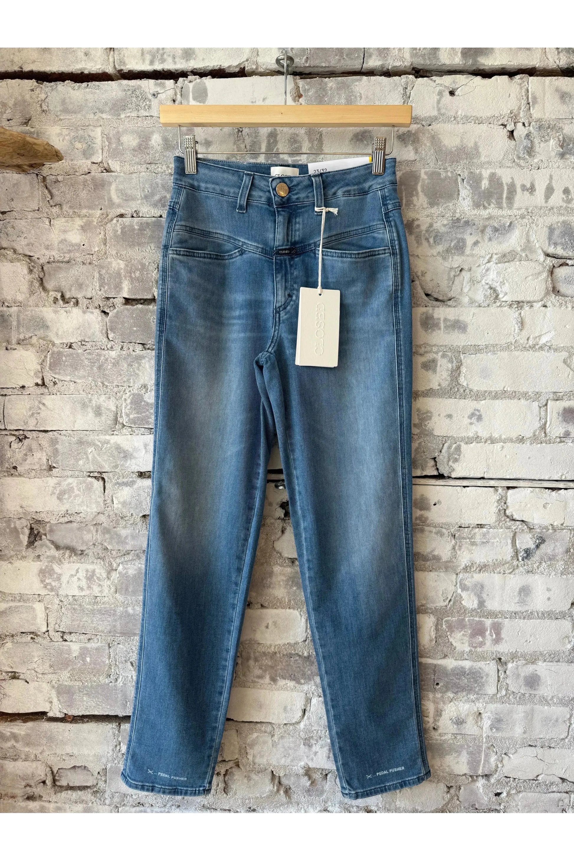 Pedal Pusher Relaxed Jean - Mid Blue - DUNE + SALT