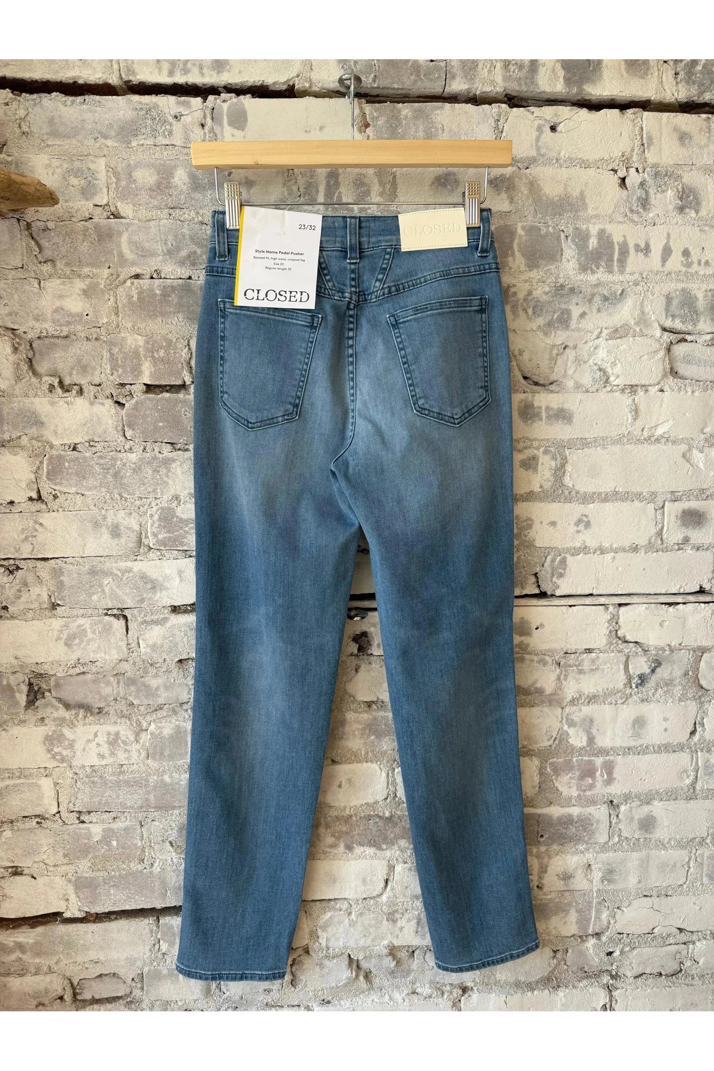 Pedal Pusher Relaxed Jean - Mid Blue - DUNE + SALT
