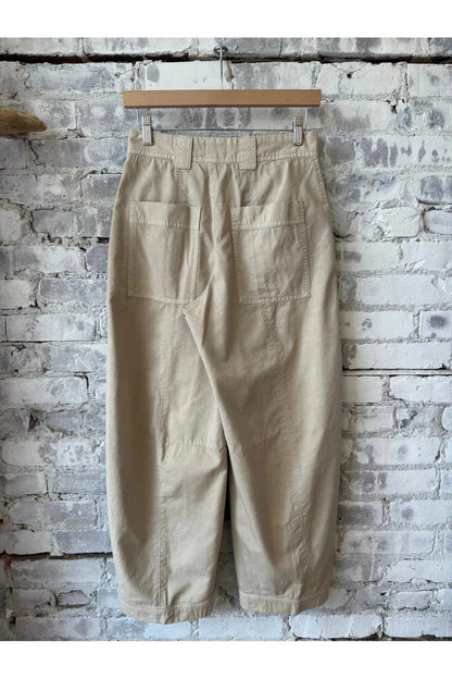 Rhannon Barrel Pant - Soft Beige - DUNE + SALT