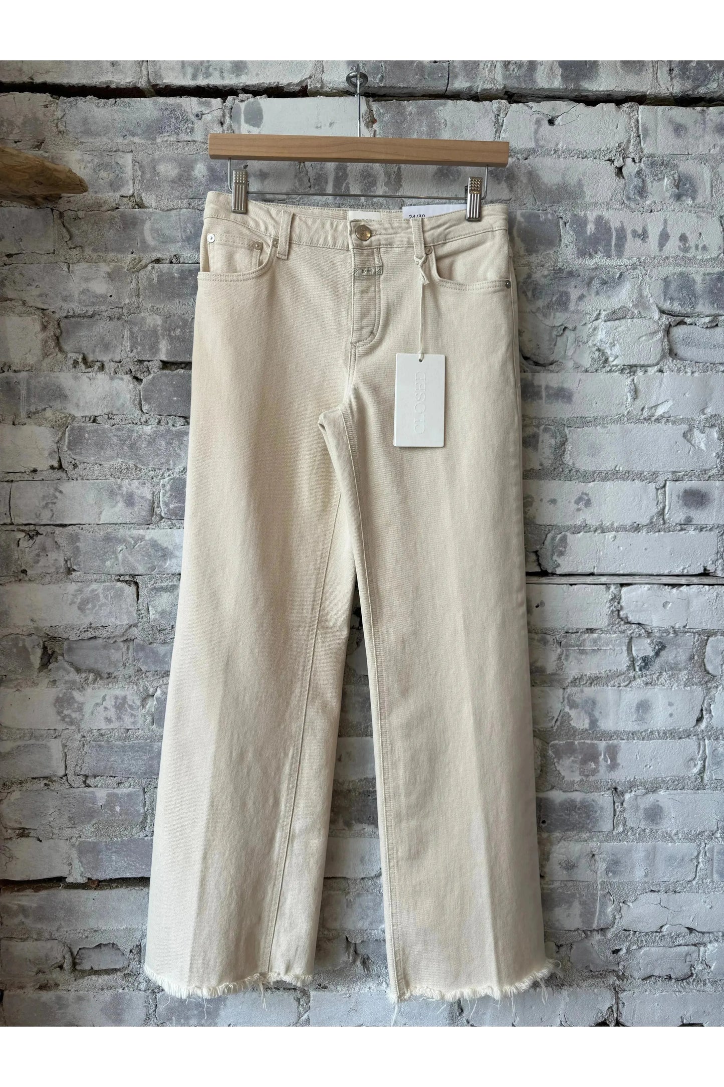 Gillan Comfort Stretch Jean - Ivory - DUNE + SALT