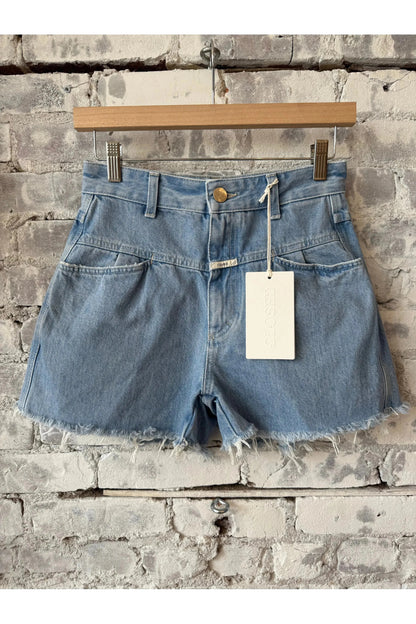 Jocy-X Denim Shorts - Light Blue - DUNE + SALT