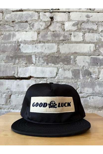 GOOD LUCK Snapback - Black - DUNE + SALT
