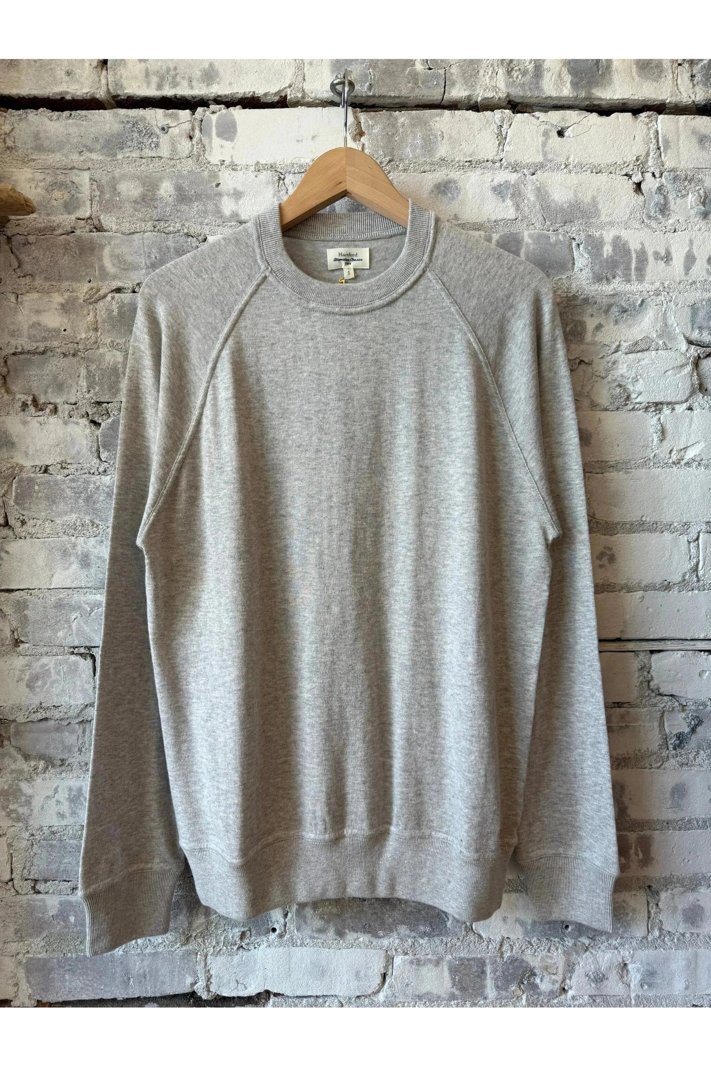 Pima Cotton & Cashmere Sweater - Silver - DUNE + SALT