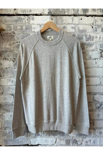 Pima Cotton & Cashmere Sweater - Silver - DUNE + SALT
