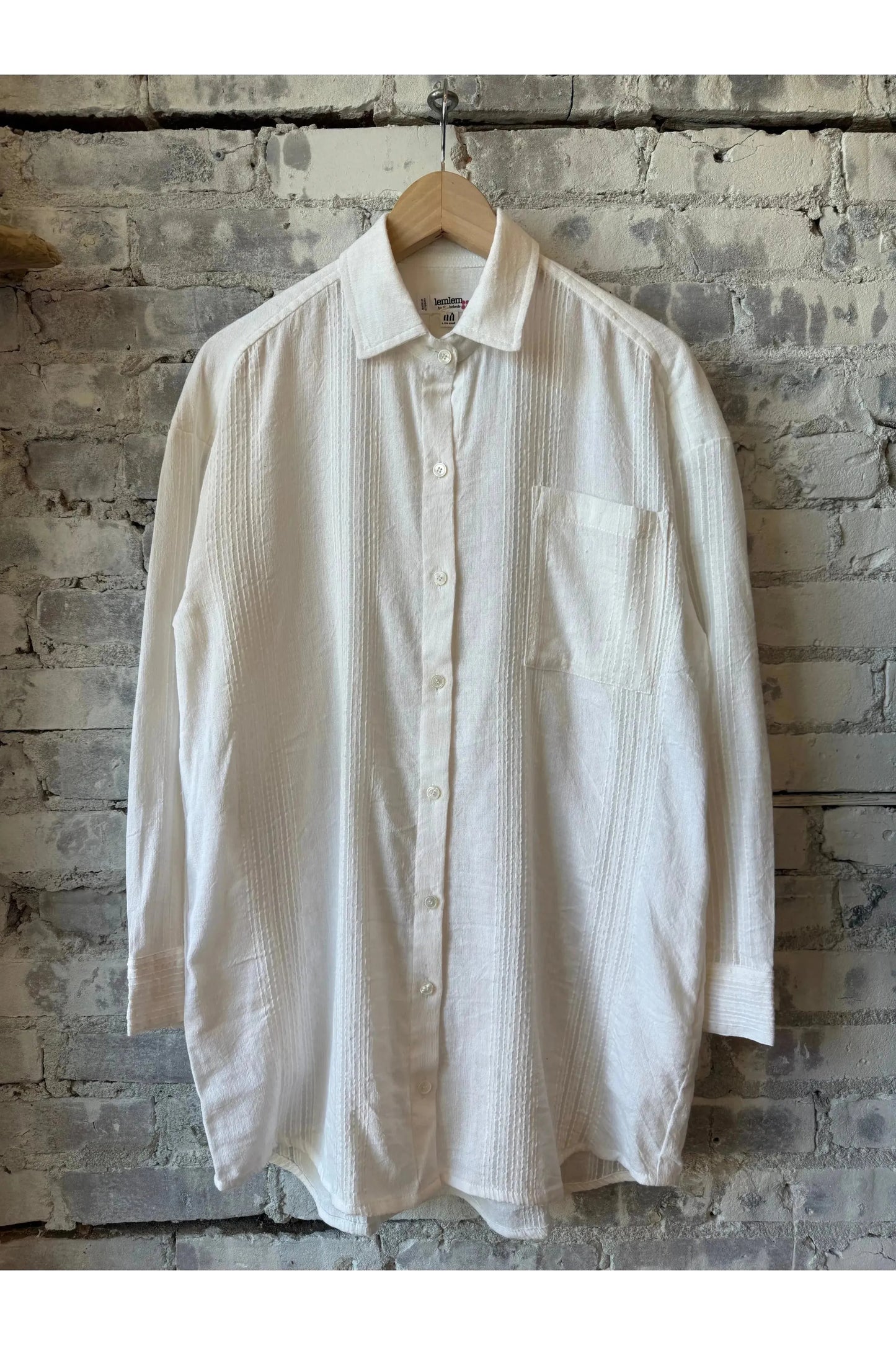 Mariam Shirt - Abira White - DUNE + SALT