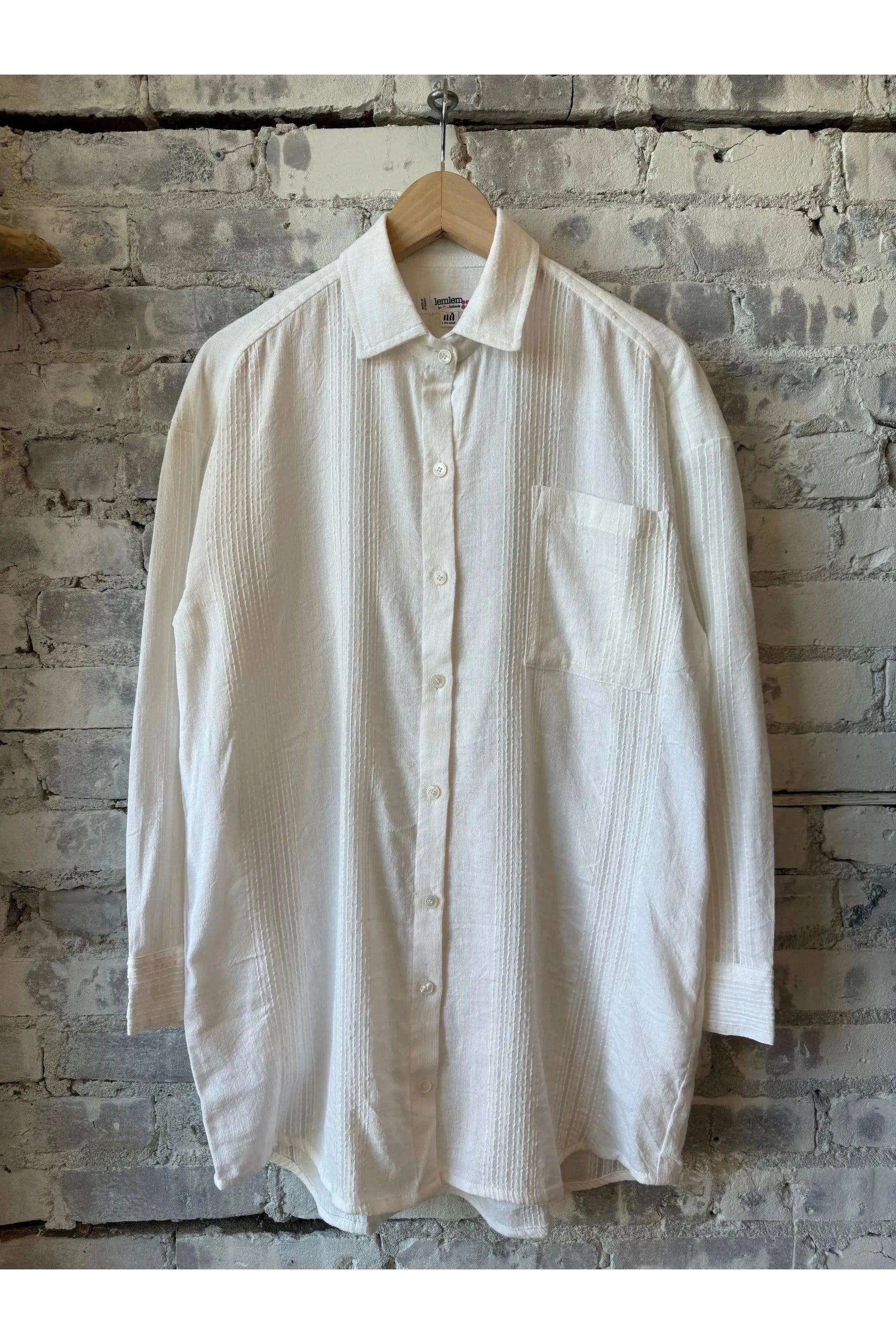 Mariam Shirt - Abira White - DUNE + SALT