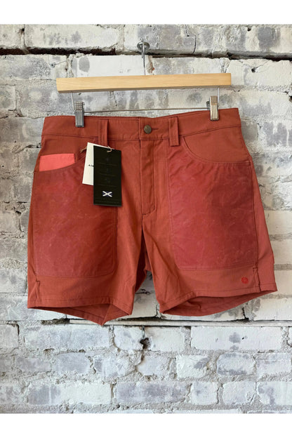 Men's 7incher Field Short - Terra Red/Red - DUNE + SALT