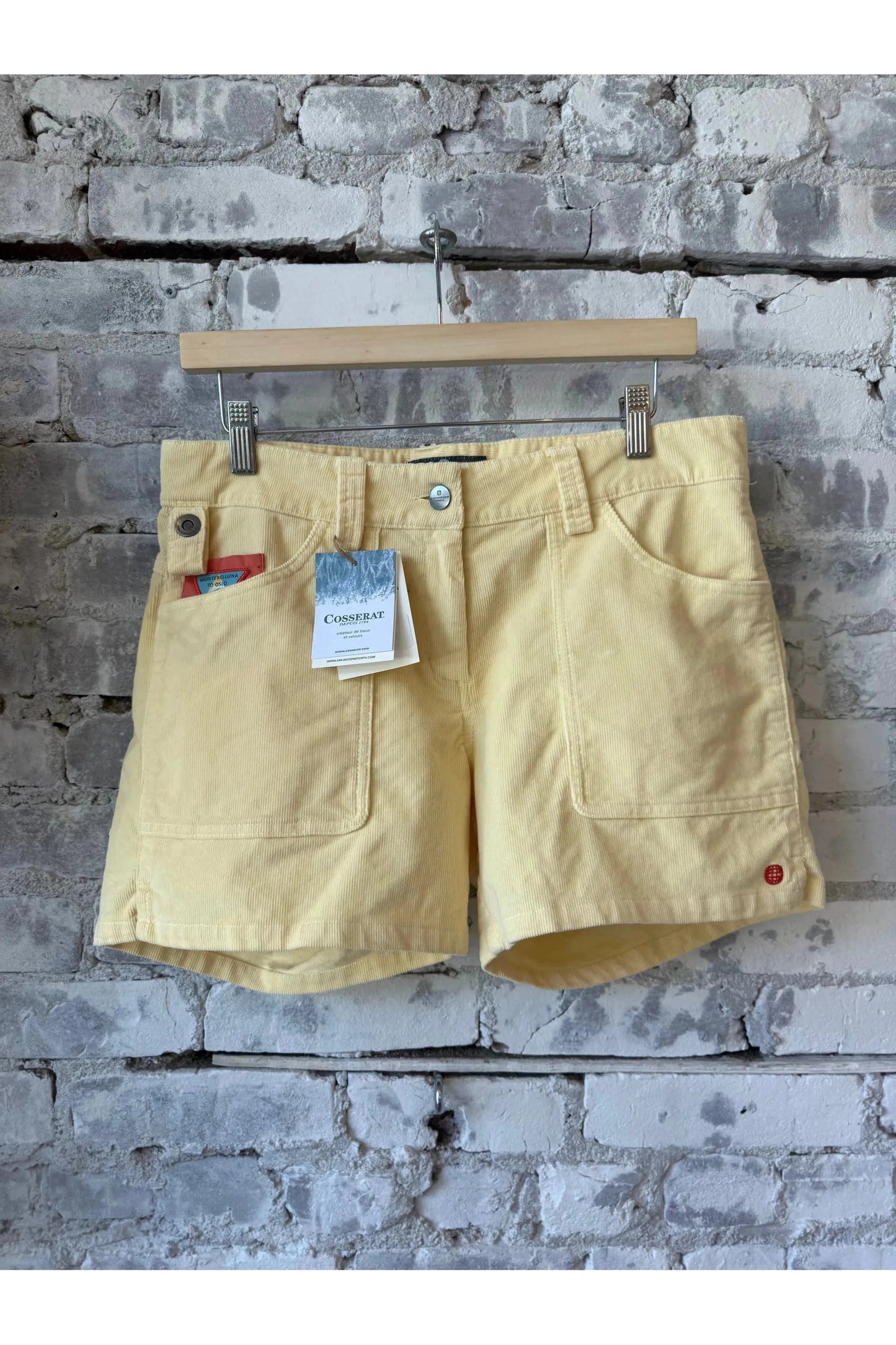 Women's 5incher Concord Garment Dyed Shorts - Butter Cream - DUNE + SALT