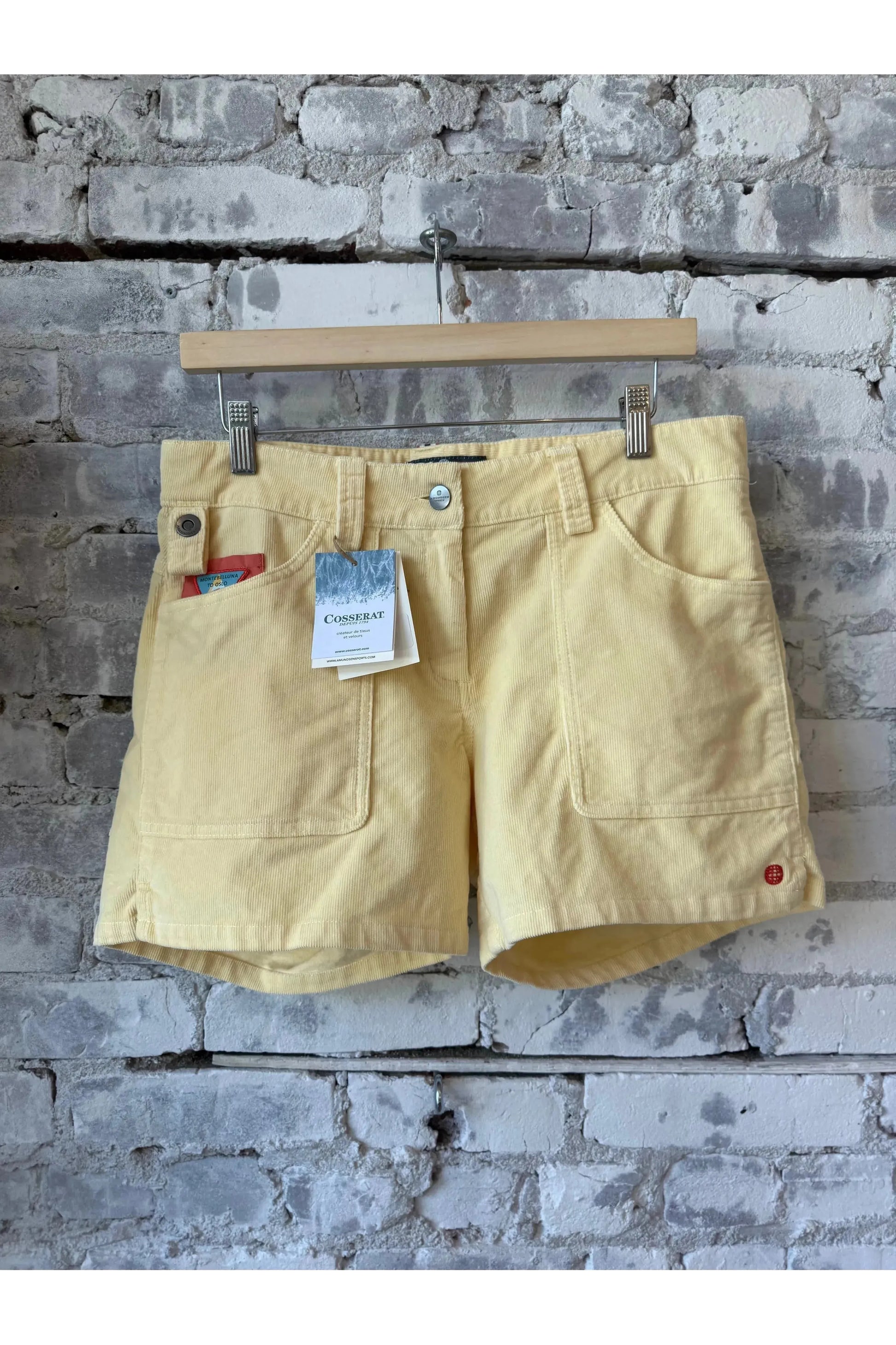 Women's 5incher Concord Garment Dyed Shorts - Butter Cream - DUNE + SALT