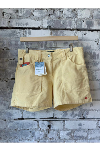 Women's 5incher Concord Garment Dyed Shorts - Butter Cream - DUNE + SALT