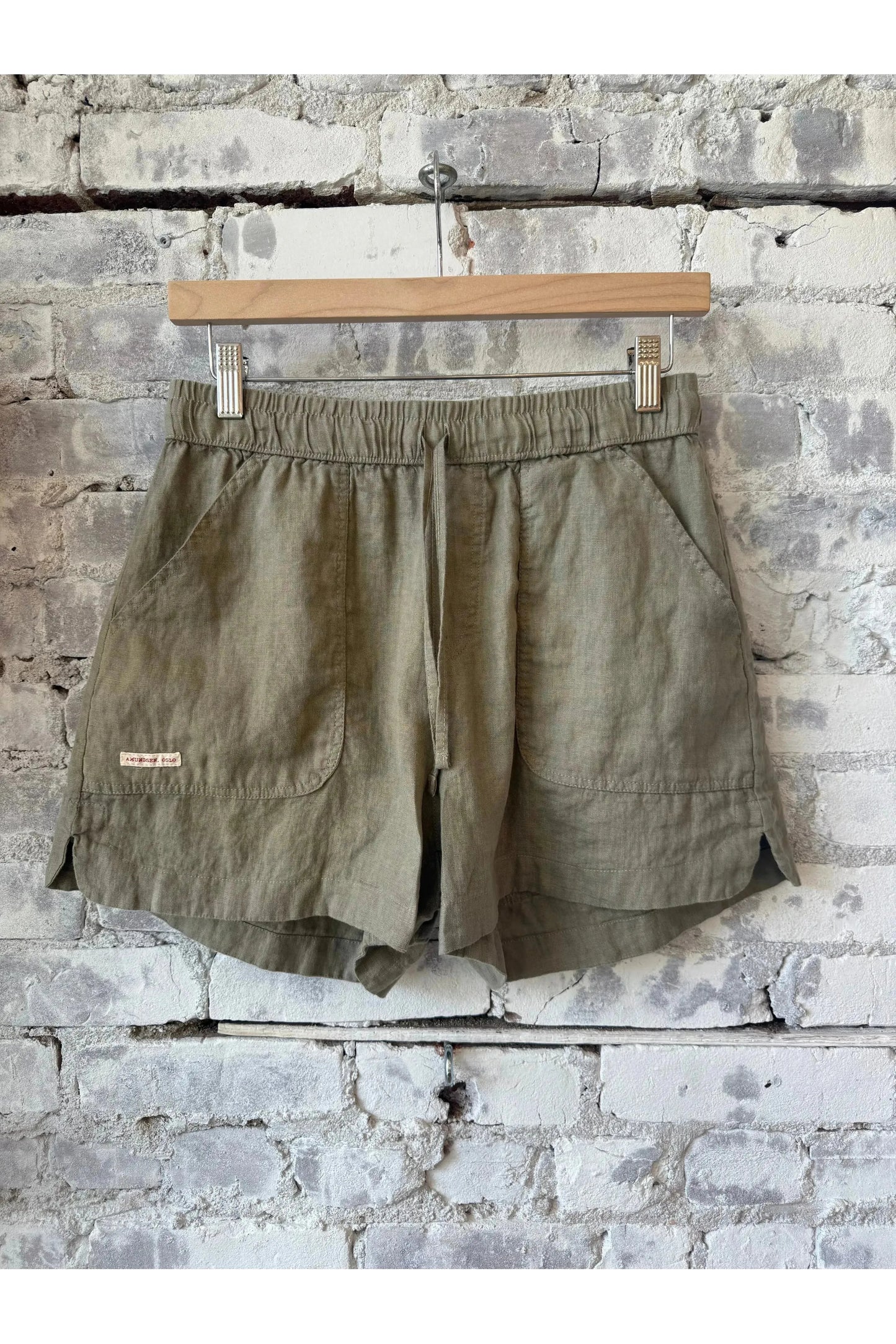 Women's Safari Linen Short - Olive Ash - DUNE + SALT
