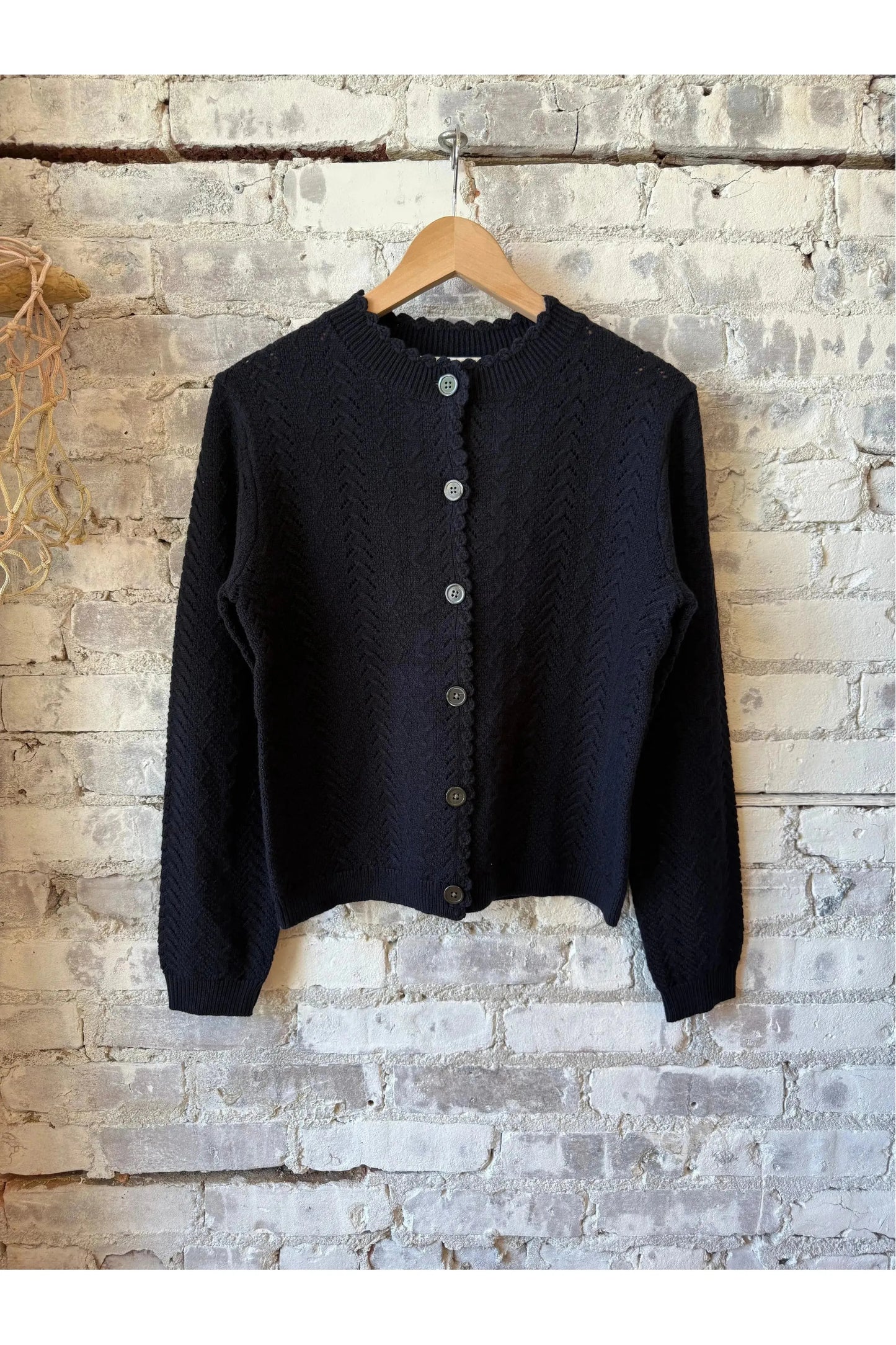 Annalise Sweater In Wool - Navy - DUNE + SALT