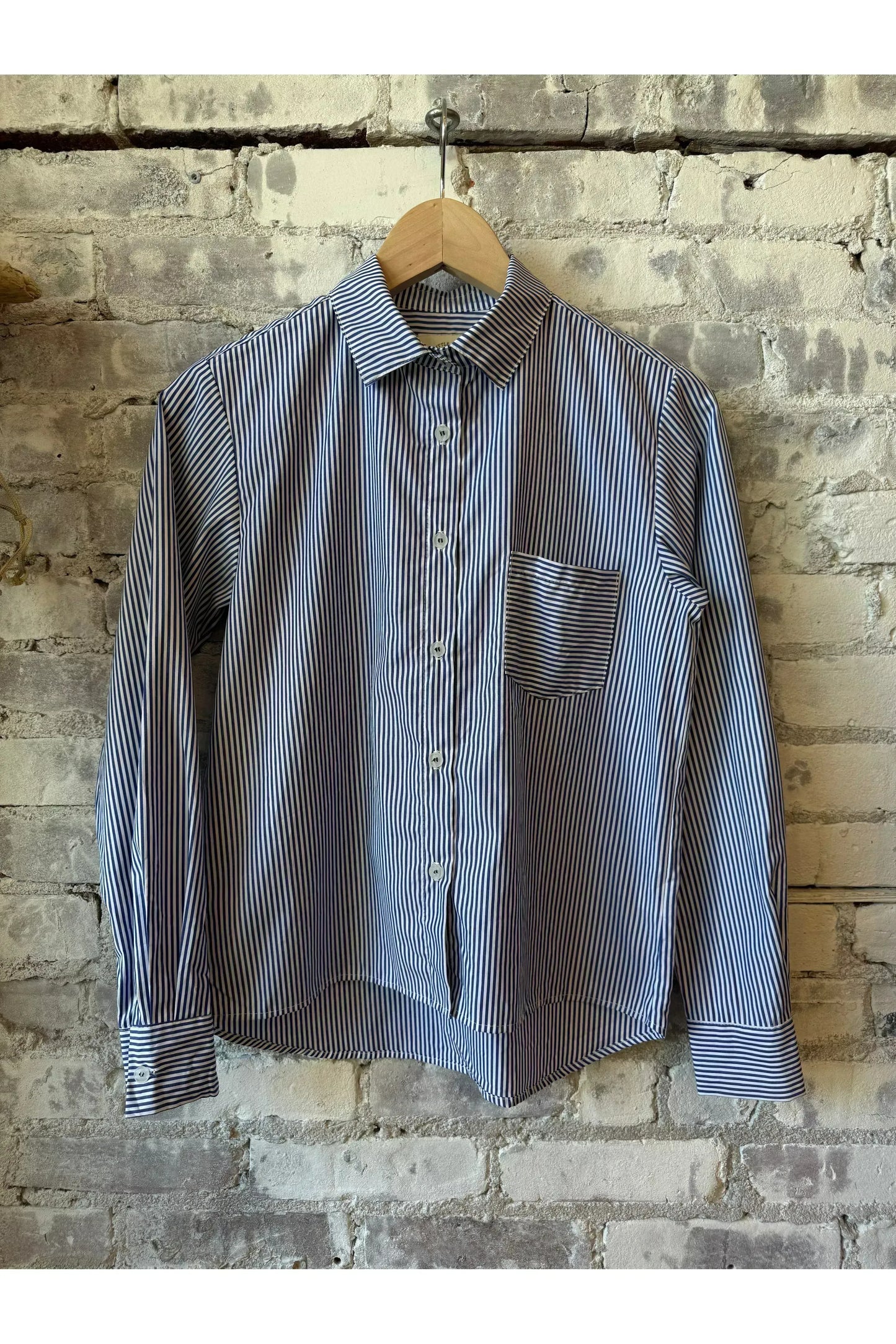 Pennington Shirt - Azure Stripe - DUNE + SALT