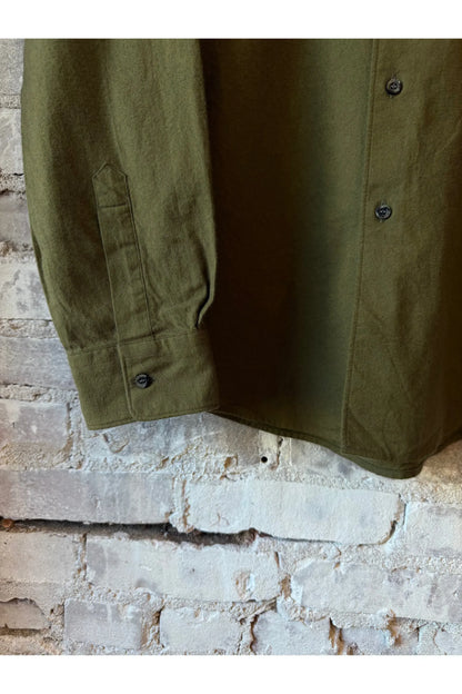 Comma Flannel Shirt - Military Green - DUNE + SALT
